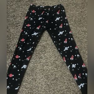 Boys gently used rocket ship pajama pants